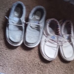 Hey Dude Casual Shoes Set - Gray and White